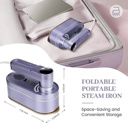 Foldable Garment Steam Iron With Digital Screen