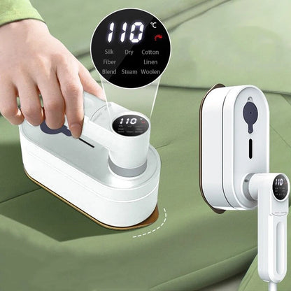 Foldable Garment Steam Iron With Digital Screen
